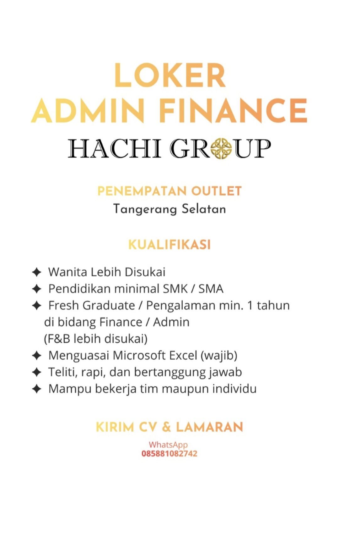 Poster Admin Finance